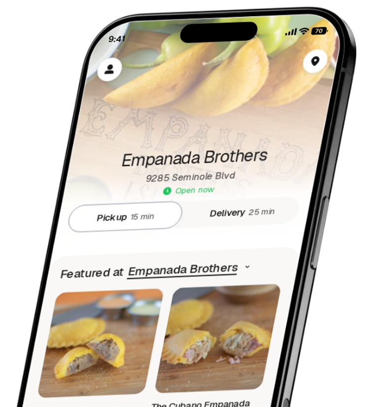 Empanada Brothers app preview