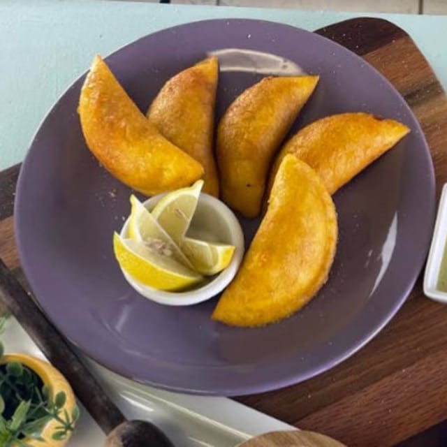 Ichiban Teriyaki Chicken & Mozzarella Empanada.