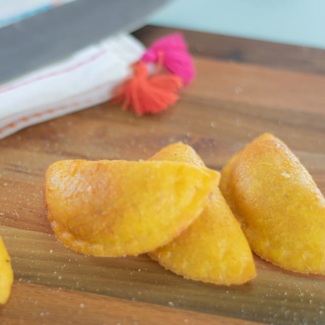 Pepperoni, Jalapeno & Pineapple Pizza Empanada.